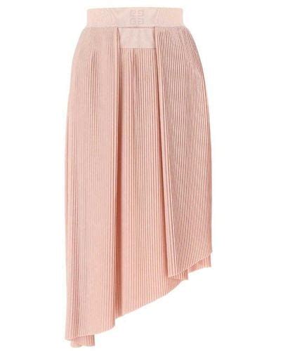 givenchy pink lace skirt|givenchy asymmetrical skirt.